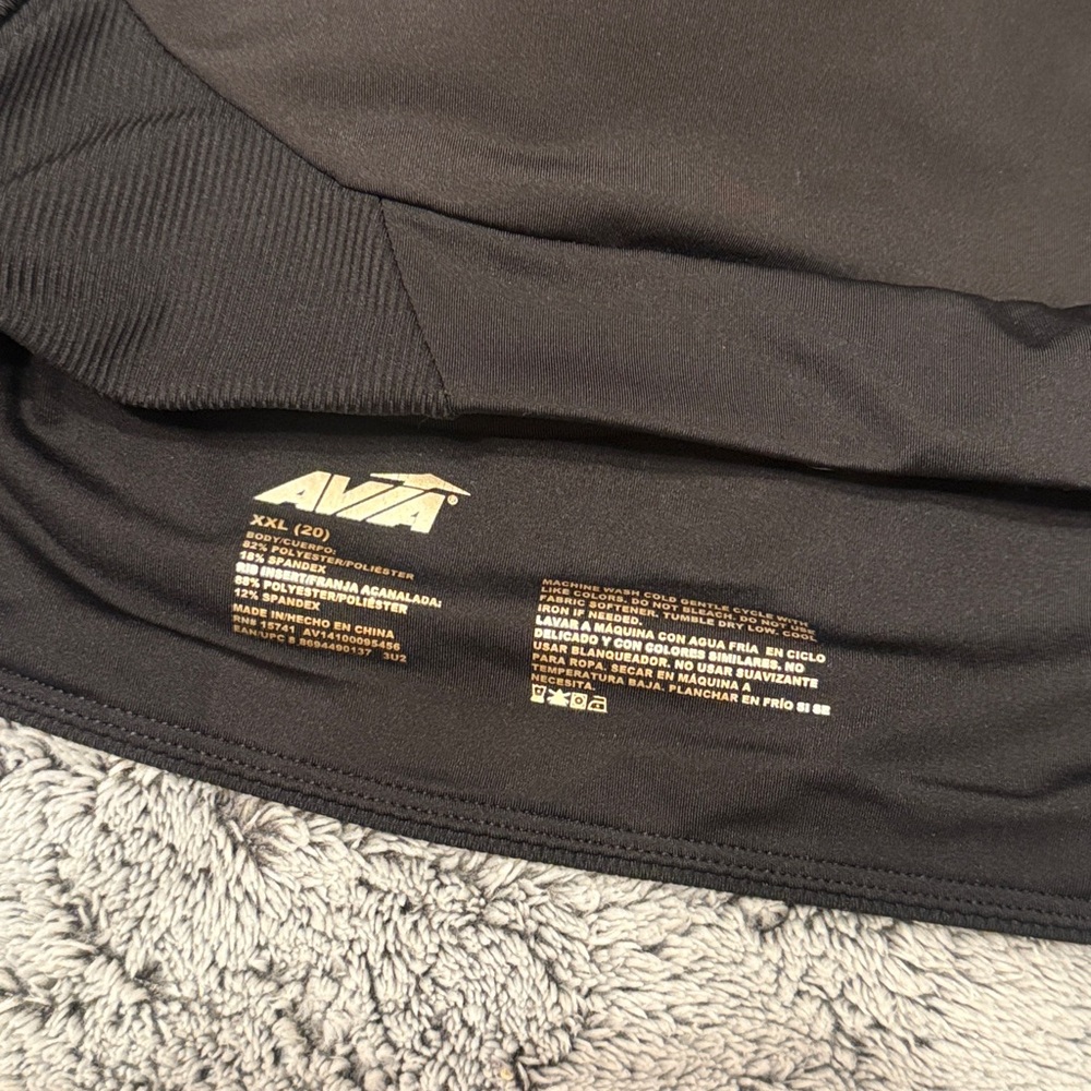 AVIA Racerback Structured Support Sports Bra - Picture 3 of 3